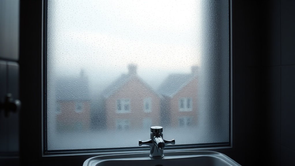 Bathroom Frosted Glass Reading