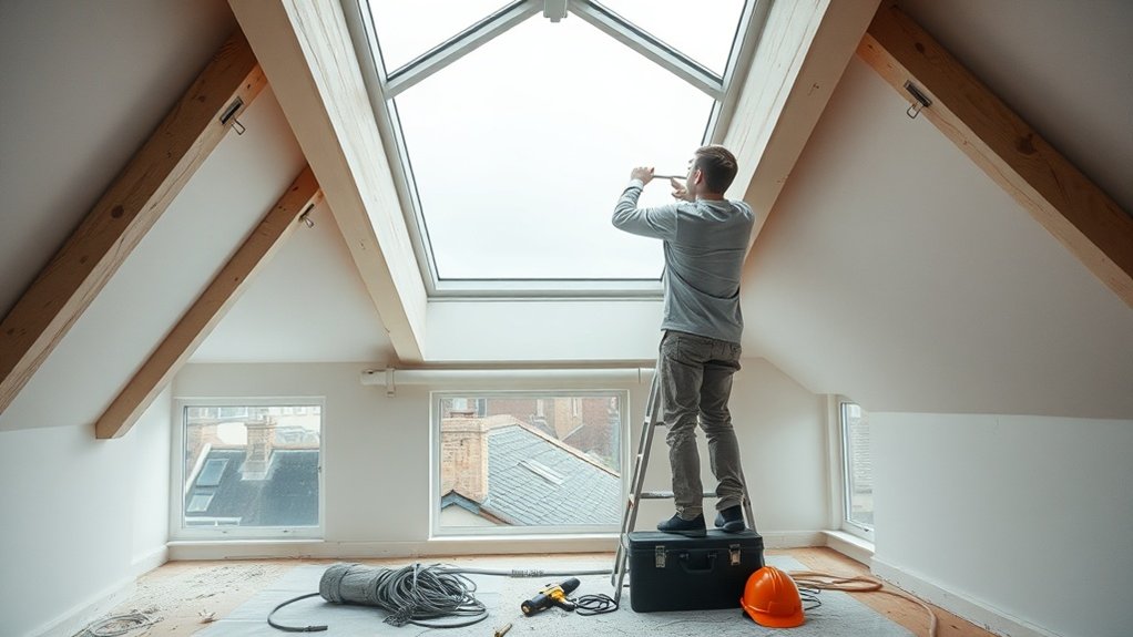 Electric Skylight Installation Reading